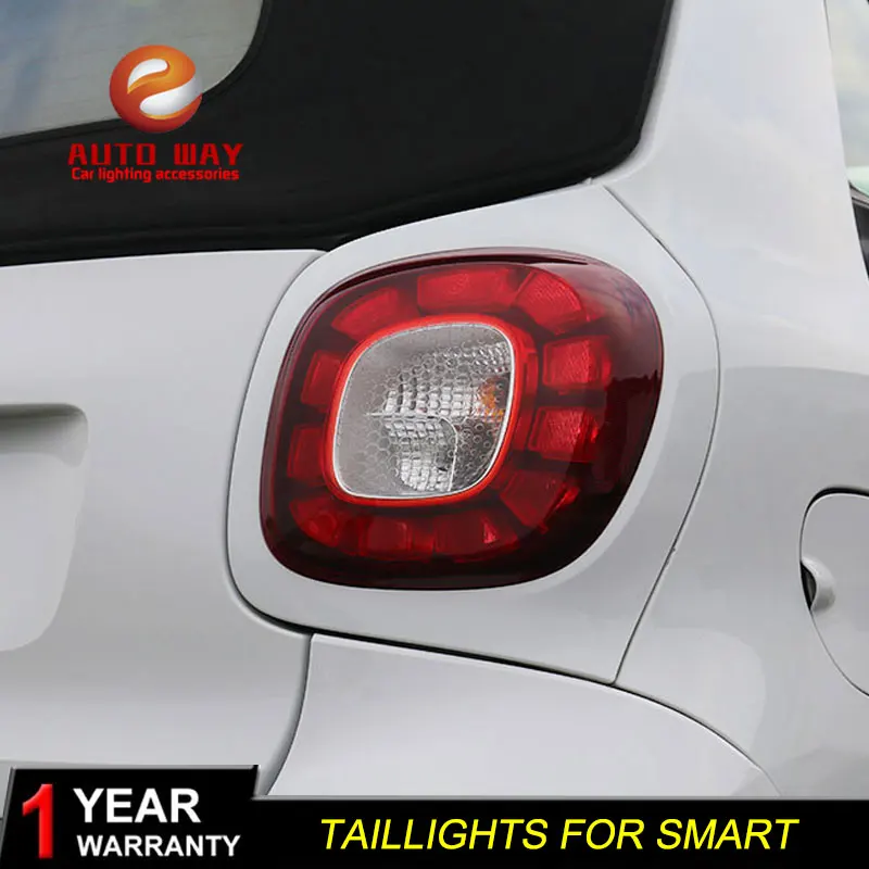 Car Styling Tail Lamp case for Benz Smart Tail Lights 2016-2019 Smart Taillights LED Smart taillight Tail Light LED Rear Lamp