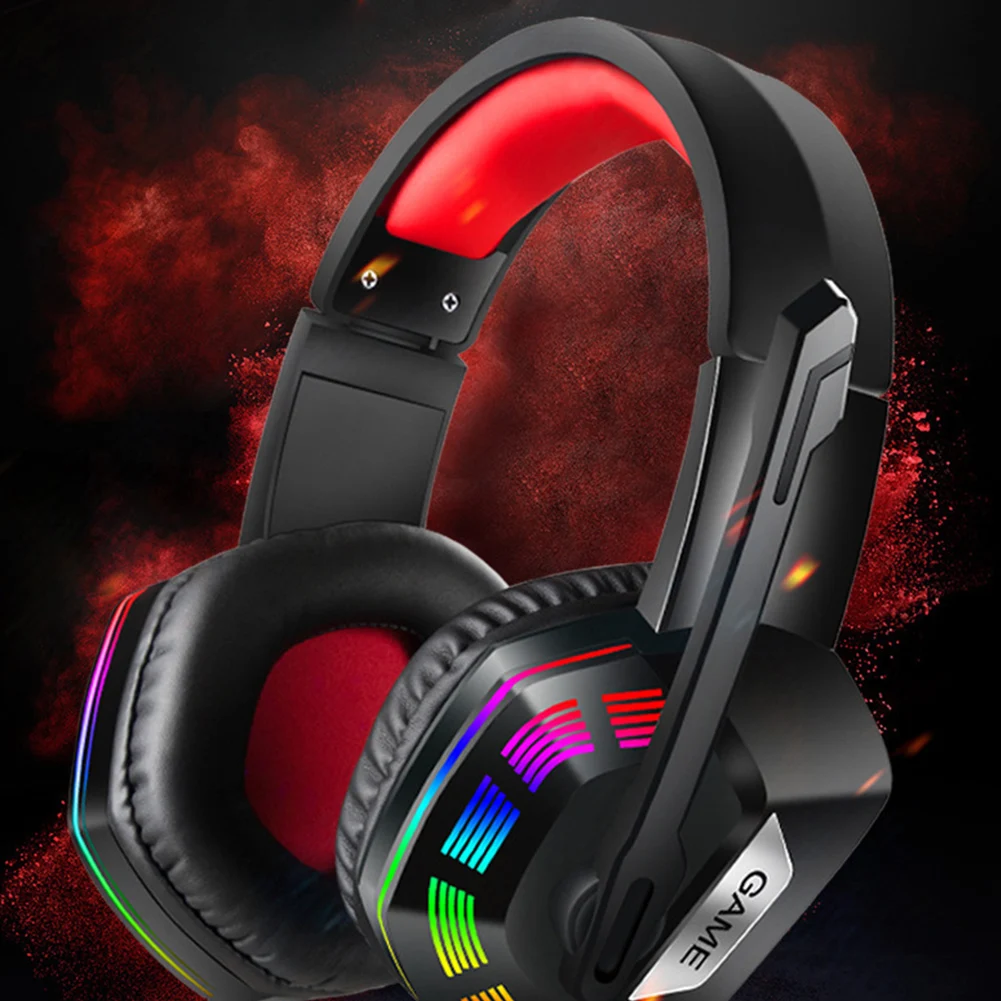Omnidirectional 3 5mm Noise Cancelling Accessories Wired Gaming Headset With Microphone Fashion Lightweight 7 1 Surround