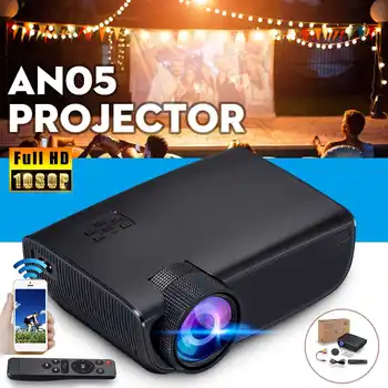 

LED 3D Projector 7000 Lumens Home Theater Projectors USB Syncs Smartphone Display HDMI/USB/AV/SD/U Flash Disk Beamer