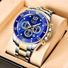 2024LIGE Mens Watches New Fashion Sport Stainless Steel Date Clock Luminous Waterproof Quartz WristWatch Relogio Masculino Reloj 2