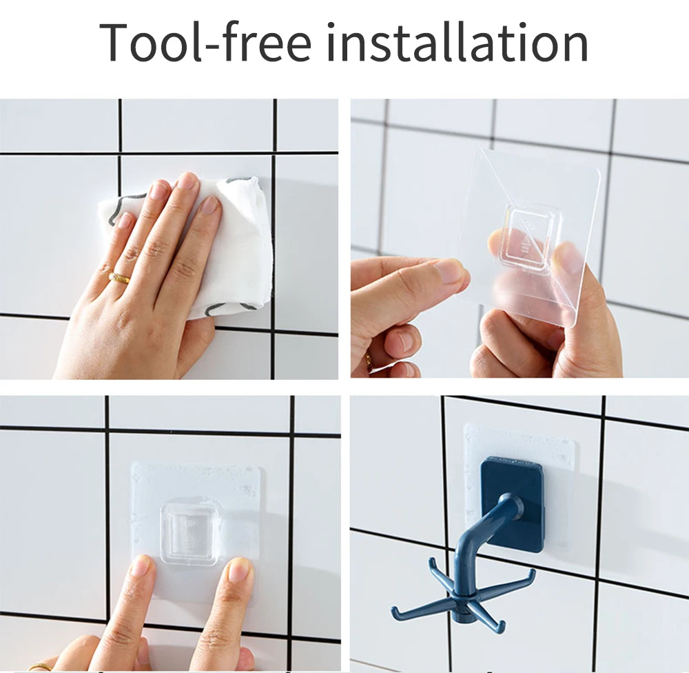 Kitchen Storage Hook Wall Mounted Rotate Kitchenware Organizer Rack Spoon Holder Cupboard Shelf Wall Door Hanging Key Hook Hot