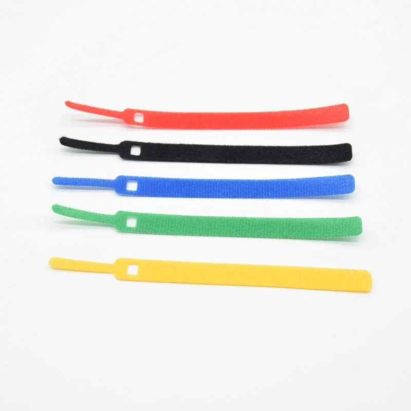 20pcs Reusable Cord Winder Band Nylon Cable Ties Strap Wire Fastener Organiser 