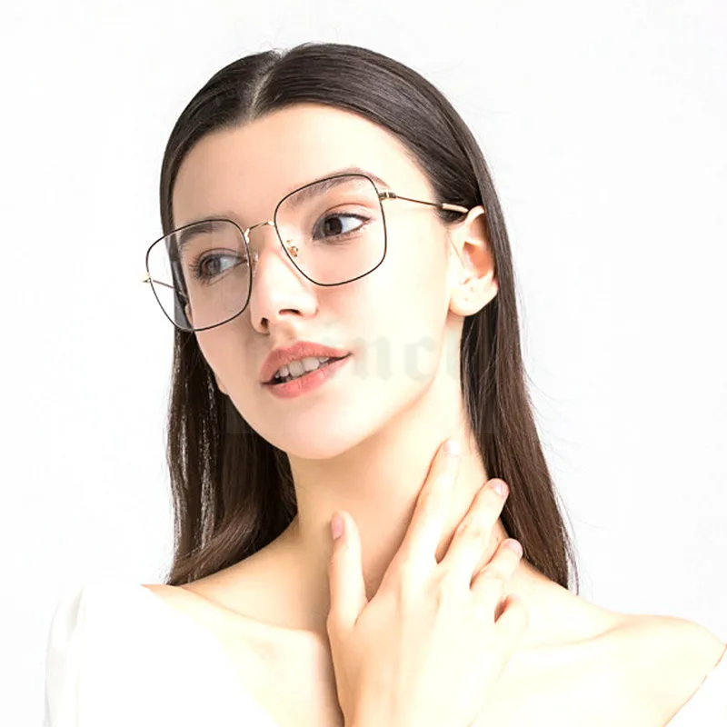 Pure Titanium Glasses Frame Men Prescription Eye Glasses for Men Square Eyeglasses Myopia Optical Frames Eyewear FML