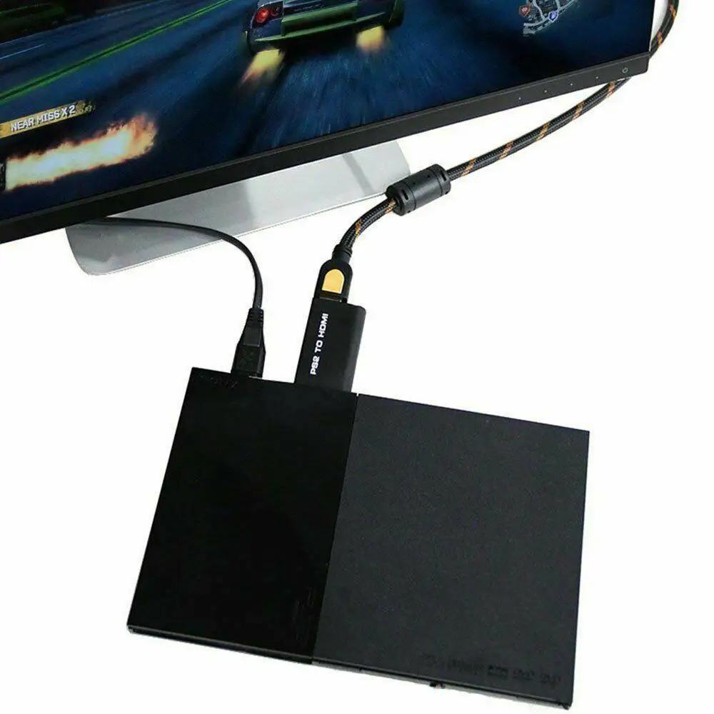 DishyKooker для sony Playstation 2 PS2 к HDMI конвертер адаптер кабель HD