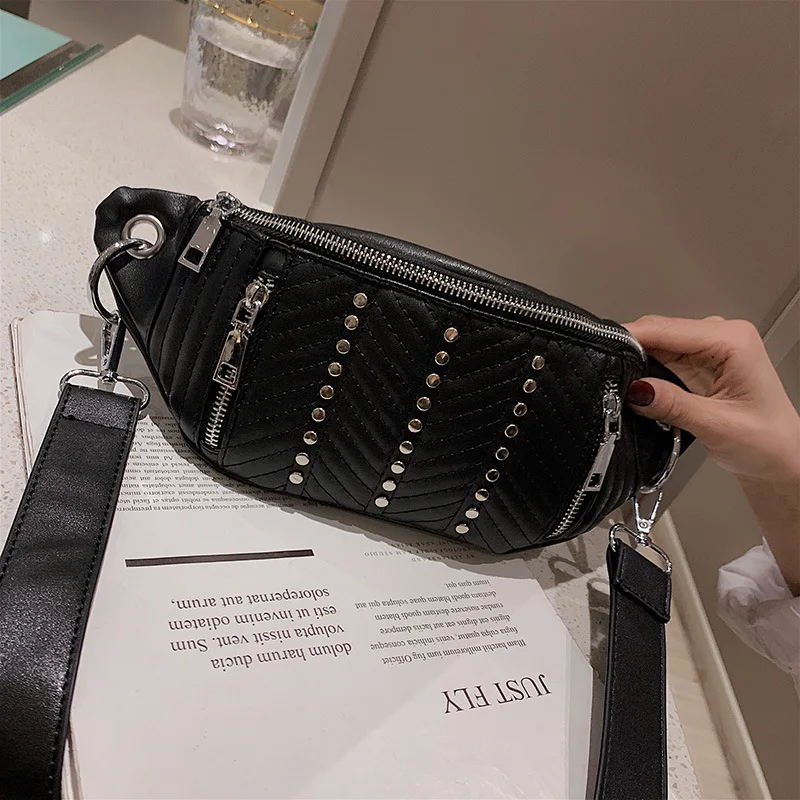 JIULIN/Брендовые женские сумки через плечо, цветная сумка через плечо, дизайнерский высококачественный ремешок - Цвет: Черный
