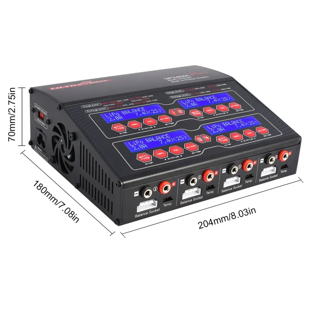 UltraPower UP240AC Plus 240 W 4 Doors Lilo/LiPo