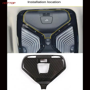 

For BMW 5 6 Series GT 2018 - 2019 ABS Car Roof Reading Lamp Frame Cover Trim Carbon Fiber
