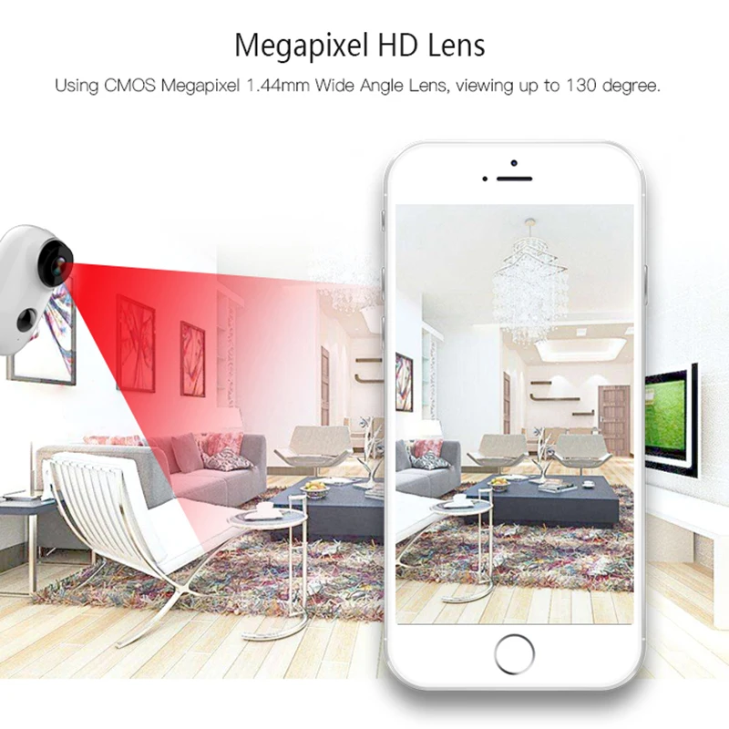 1080P Camera Wifi Ip Camera Home Security Night Vision Surveillance Camera Waterproof 6000mAh Two Way Audio camara vigilancia