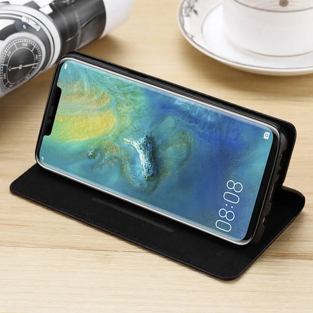Магнитный чехол кошелек 360 для HUAWEI Mate 20 Lite кожаный с откидной подставкой P20 Pro P30 Nova