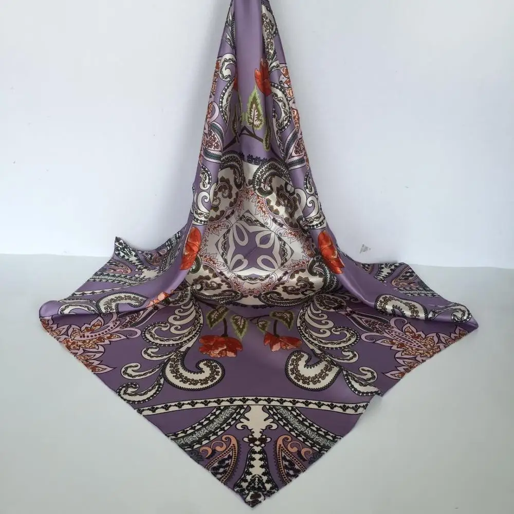 Winter Fashion Scarf Silk Head Scarves Women |
