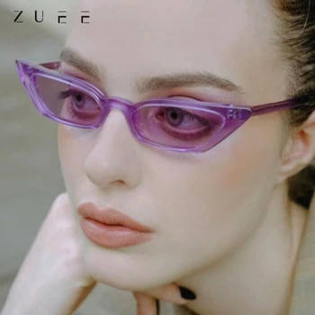 

Punk Cat Eye Sunglasses Women Small Frame Vintage Sun Shades Glasses Street Eyewear Trending Sunglasses UV400