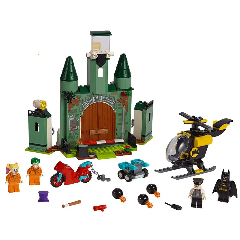 

2019 New Legoingly 76138 Super Heroes Series The Batman and The Joker Escape Model Building Blocks Bricks Education Toys Gift