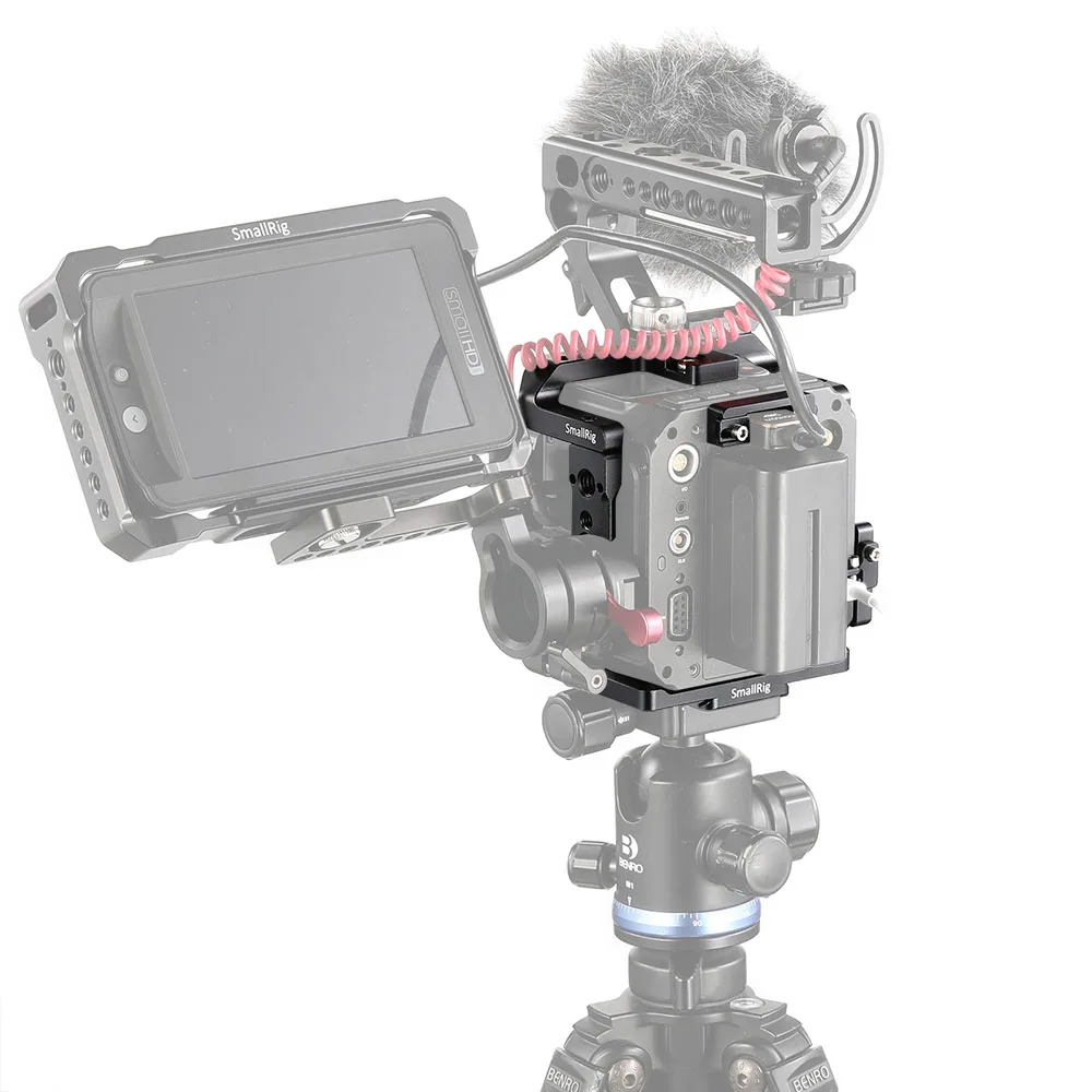 Клетка SmallRig для камеры Z cam E2 с верхней пластиной/нижней пластиной/боковой пластиной/поддержкой объектива/USB/HDMI Cable Cup Cage Kit-2264