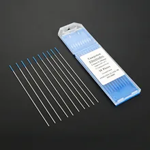 DRELD 10 шт./компл. TIG сварочный вольфрамовый электрод сварочные электроды 2% Lanthanated синий 1/1" x7"