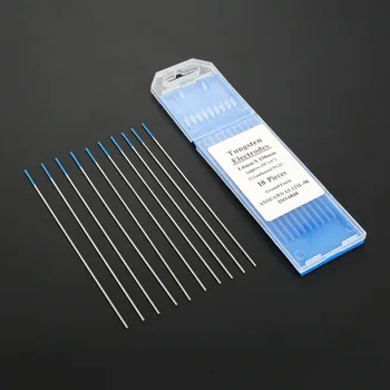 

DRELD 10pcs/Set TIG Welding Tungsten Electrode Welding Electrodes 2% Lanthanated Blue 1/16"x7"