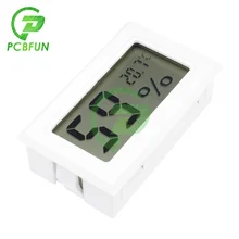Mini thermomètre et hygromètre numérique LCD d'intérieur, capteur d'humidité et de température pratique pour serre, noir/blanc