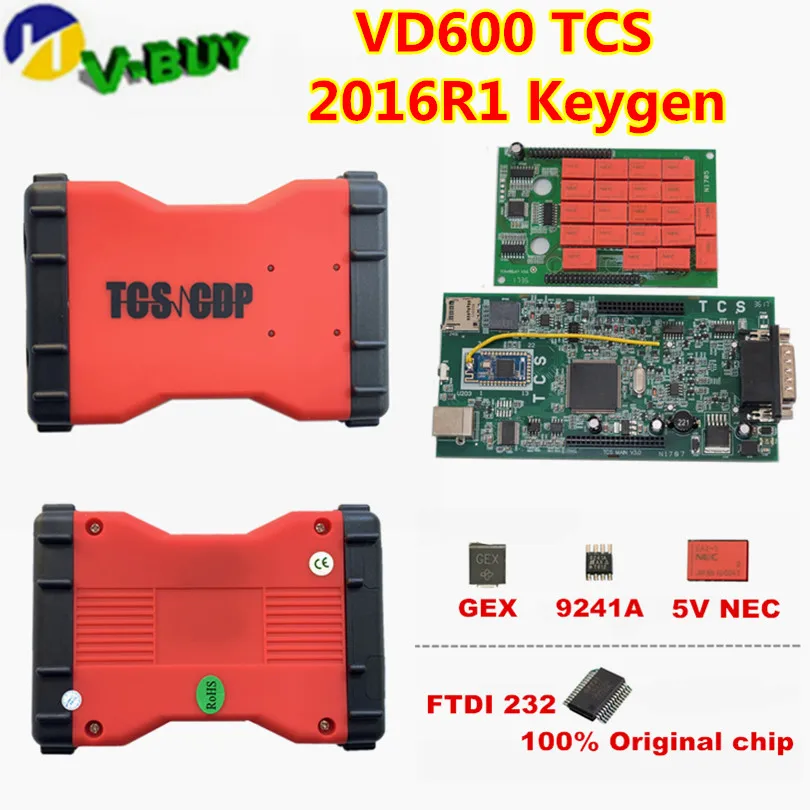 US $29.24 New Vci 2016r1 Keygen20171 Tcs Pro Obdiicat With Bluetooth Obd2 Cable Diagnostic Tool Vd600 Tcs Cars Trucks