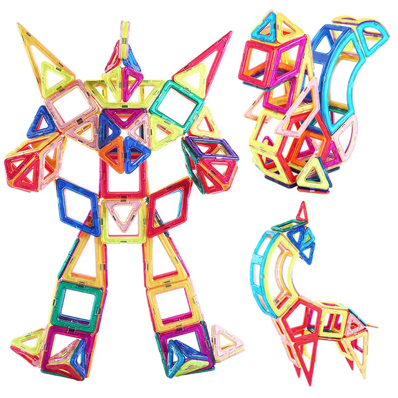 

Magnetic Sheet Hot Sales Plastic Teaching Tools Building Blocks Children Intelligence Gift Toy Educational Magnetic Building Blo