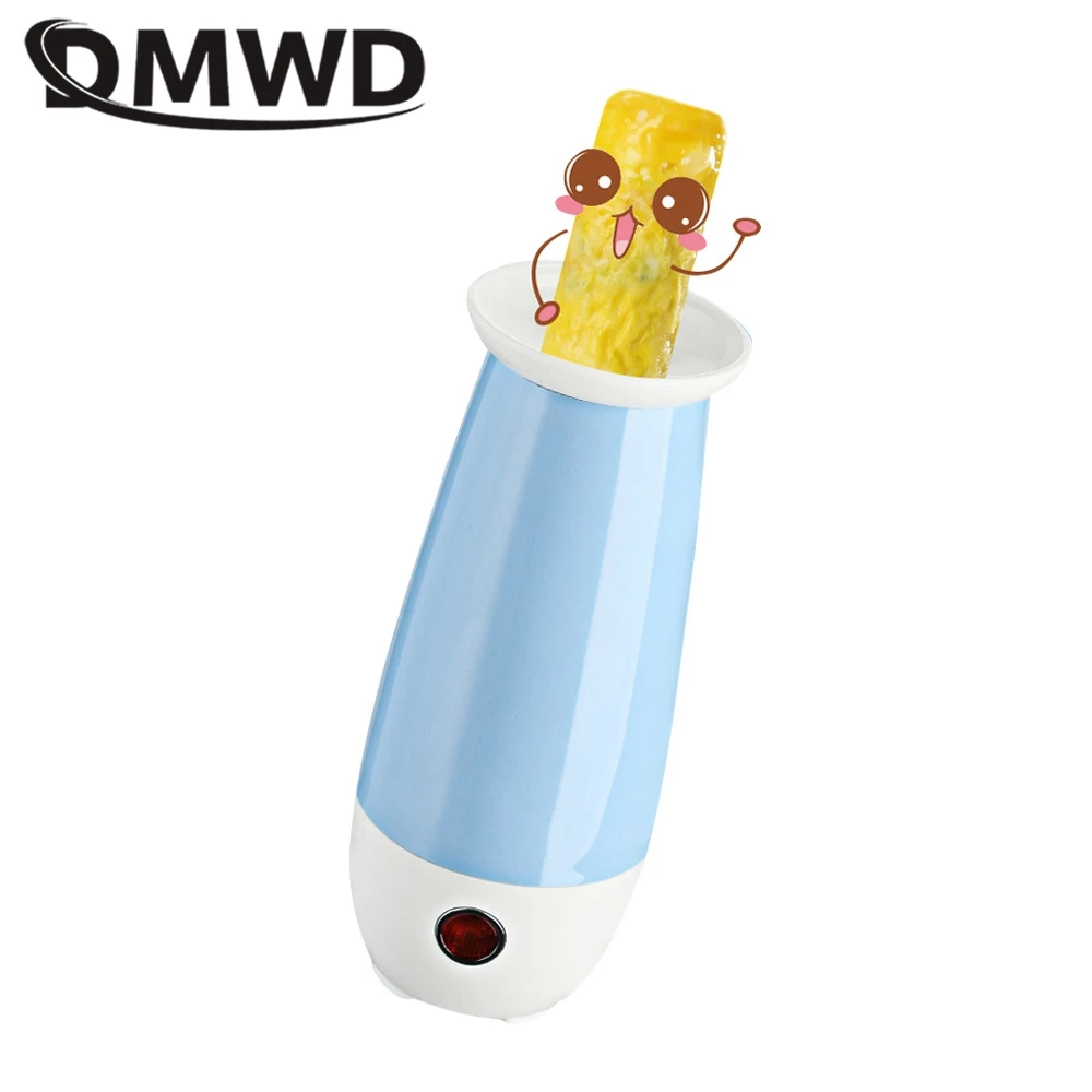 DMWD Household Automatic Egg Roll Machine Omelet Cooker Sausage Maker Electric Egg Boiler Breakfast Tool Single Tube 220V