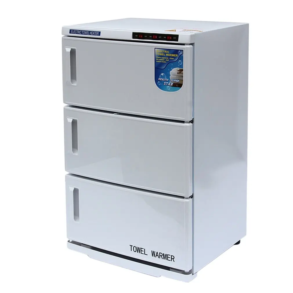 

46L 2 In 1 Towel Warmer Disinfection Ultraviolet Tool Sterilizer Sanitizer Cabinet Beauty Salon Spa Machine 48A