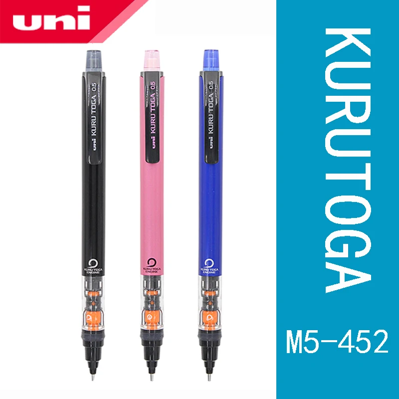 Japan UNI Mitsubishi Automatic Pencil Kuru Toga 0.5mm Refill Rotating Tip  Retractable M5-452 School Supplies Give away lead core - AliExpress