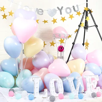 

100pcs 10 12 Inch Macarons Color Pastel Candy Balloons Latex Round Helium Baloons For Birthday Party Wedding Party Decorations