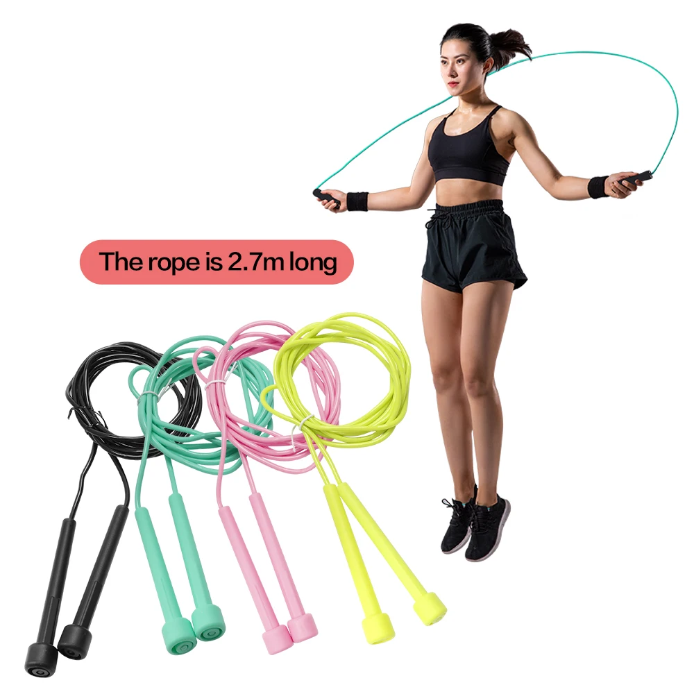 Jump Rope Speed Skipping Rope Weight Loss Sport Rolling Pin Primary Senior Cross Fit Comb Cardio Training Fitness Home Gym