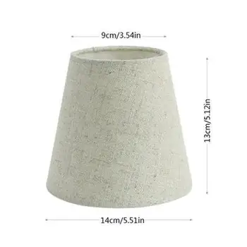 

Modern simple buckle type retro PVC fabric lampshade chandelier wall lamp table lamp universal clip bubble decorative lampshade