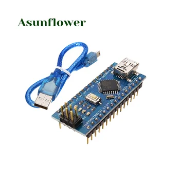 

Mini USB Nano V3.0 ATmega328 16M 5V Micro-controller CH340G board For Arduino