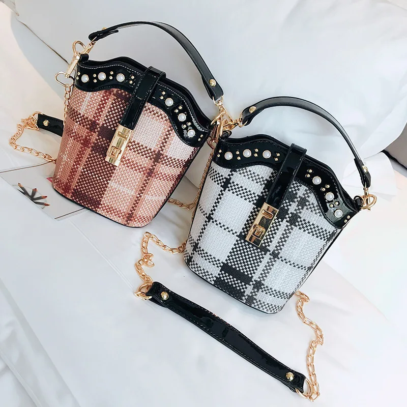 

Processing New Style Pattern Crossbody Bag PU Leather Cheap Special Offer Women's Handbag Hot Selling Bucket WOMEN'S Bag