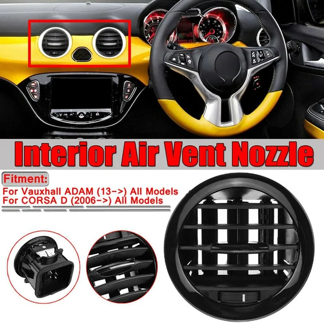 Ventilation Air Vent Nozzle Grille Piano Replacs for Opel Corsa D  Adam,Upgraded And Improved