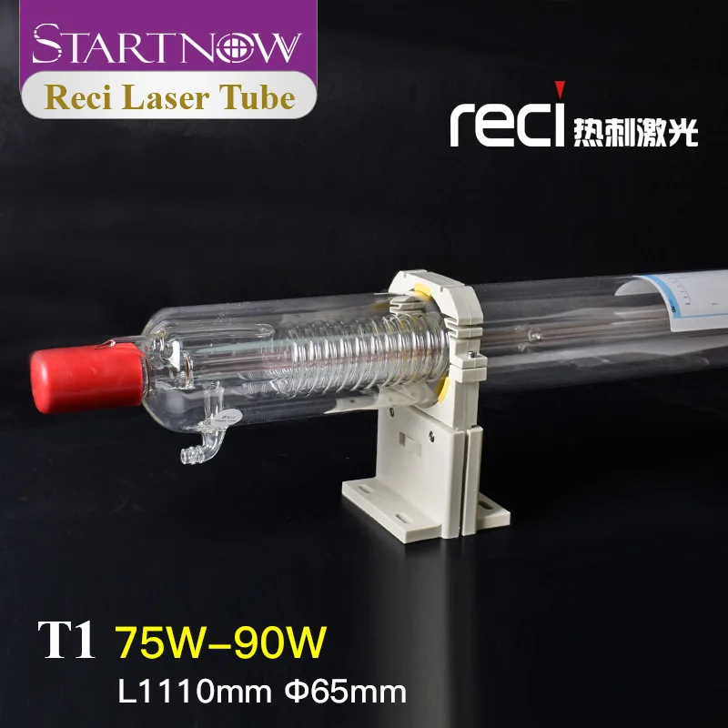 

Startnow T1 Reci W1 CO2 Laser Tube 75W Dia. 65mm Wooden Packing For CO2 Laser Lamp Engraving Machine Marking Cutter Spare Parts