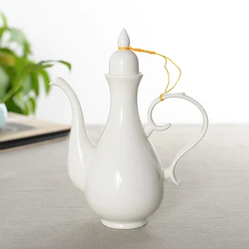 

Antique Ceramics Hip Flask Personalized Home White Dispenser Wine Jug Classic A Pound Pulsera Alcohol Daily Necessities EF50HF