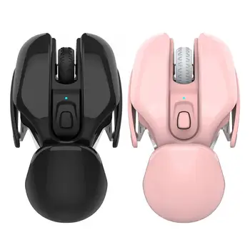 

HXSJ Wireless Mouse 2.4Ghz 4-Button Rechargeable Photoelectric 1600Dpi Silent Mouse for Desktop Laptop