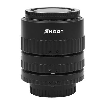 

Portable Close-up Lens Adapter Adjustable Aperture Cameras Macro Auto Focusing AF Extension Tube Set DSLR Accessories For Nikon