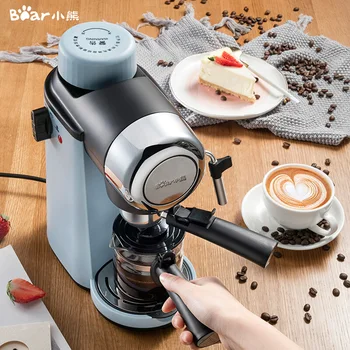 

220V Coffee Maker Machine Household Italian Semi-automatic Turbopump-Feed Milk Bubble KFJ-A02N1