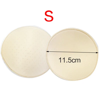 Szie S Beige 3 пары бюстгальтеров для груди, Вставки Бикини, мягкие губки, круглые бюстгальтеры накладки для груди, усилитель груди, чашечки для купальника, прокладки, интимные аксессуары - Цвет: Szie S Beige