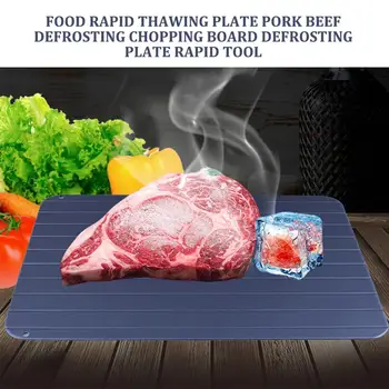 

Fast Defrosting Meat Tray chopping board Rapid Safety Thawing Tray Quick Thawing Plate For Frozen Food Meat Kitchen tool 30E