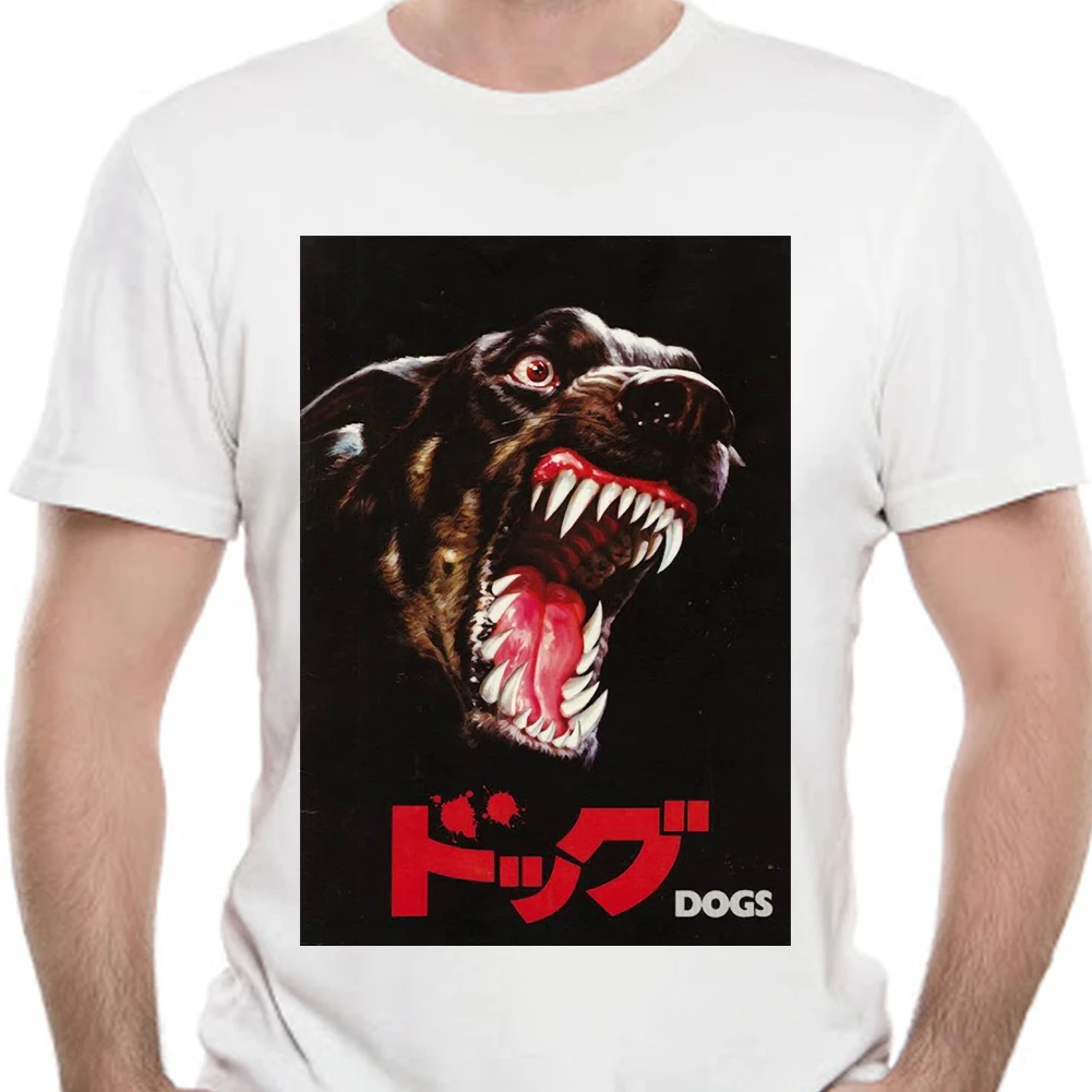 Мужская футболка с коротким рукавом GAROU DOGU ужасная женские топы