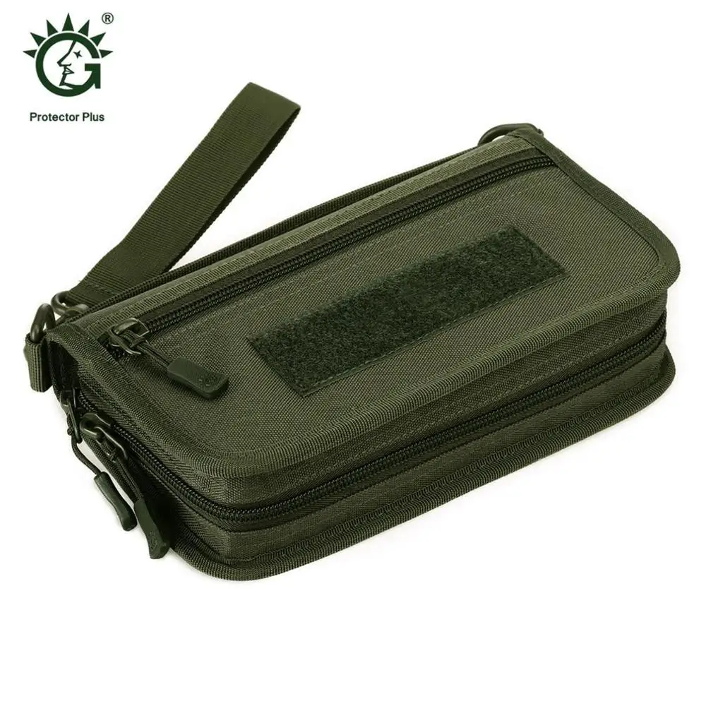 army green Протектор Плюс мини портативный тактический кошелек сумка для мужчин Кемпинг Пешие прогулки сумка-пояс карты кошелек " телефон сумка - Цвет: army green