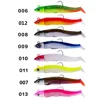 Hunthouse Black Minnow fishing lure body 4Pcs soft pike lure easy shiner fishing soft bait bass trout zander muskies ► Photo 2/6