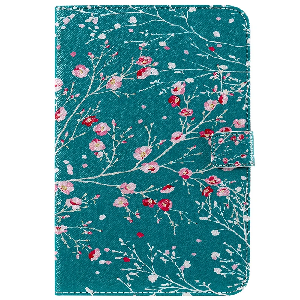 5 Зажим для бумажника из искусственной кожи чехол для samsung Galaxy Tab A SM-P200 SM-P205 8," Магнитный чехол для планшета откидная подставка чехол+ ручка - Цвет: 5
