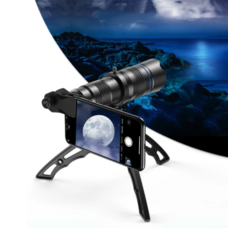 20-40X Telephoto Zoom Lens Monocular+Selfie Tripod