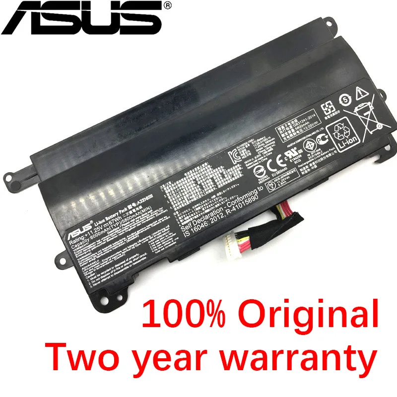 Najtaniej ASUS oryginalny 5800mAh A32N1511 dla ASUS rog G752 G752V G752VT G752VY GFX72 GFX72V GFX72VT akumulator do laptopa