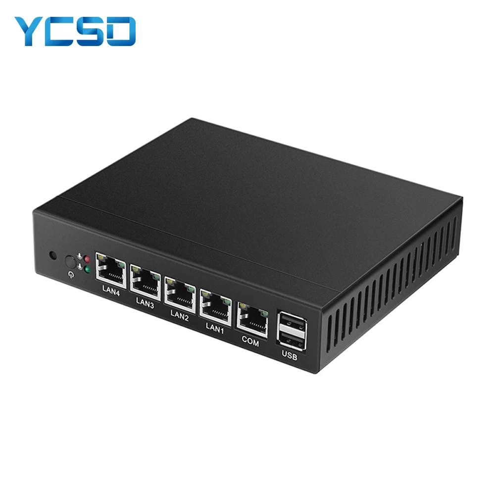 Mini PC Firewall Router Pfsense Fanless Linux Ubuntu Celeron J1900 Gigabit Quad-Core