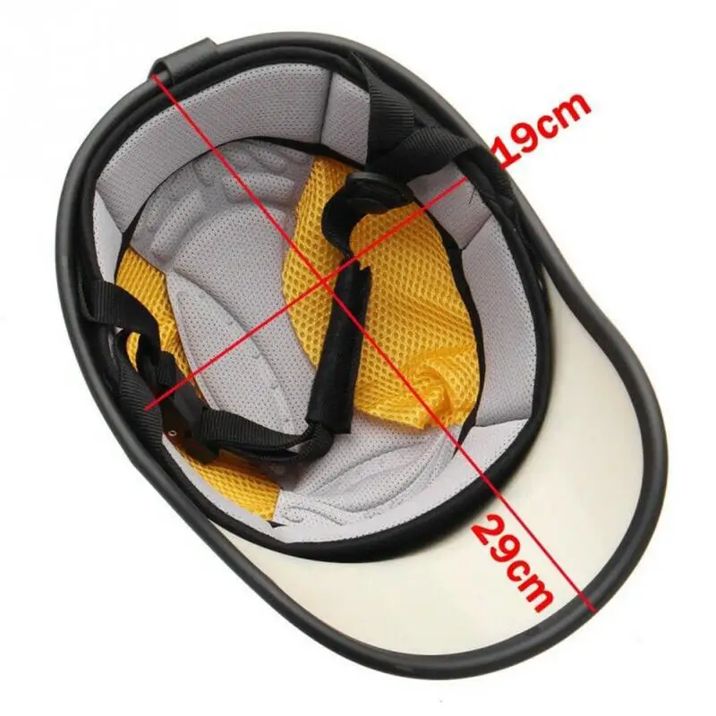 Sports cycling baseball cap helmet outdoor safety motorcycle bicycle durable colorful warm leather half helmet