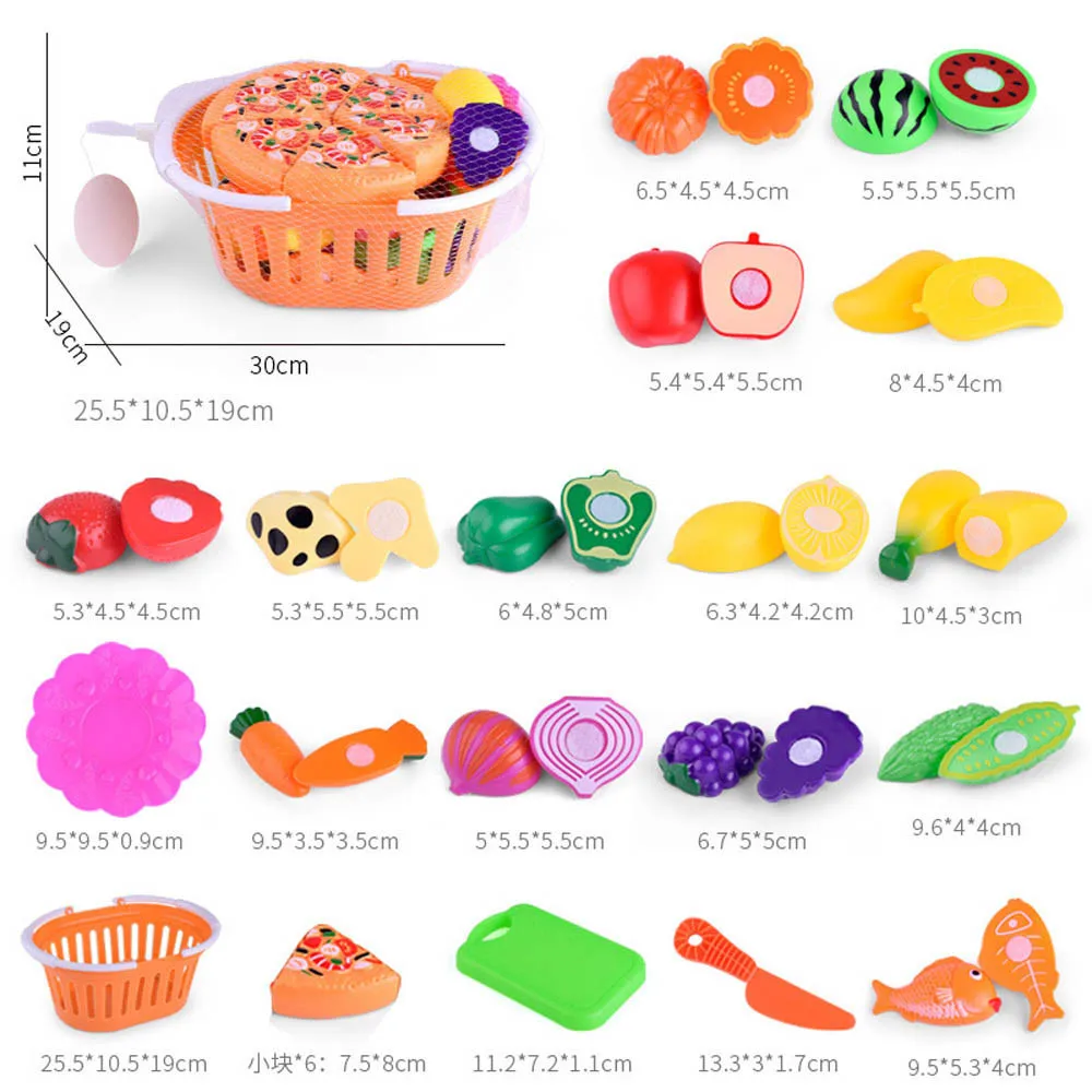 Пластиковые Кухонные Игрушки, еда, фрукты, овощи, резка, дети, ролевые игры, Обучающие игрушки, безопасные детские кухонные игрушки, наборы brinquedos