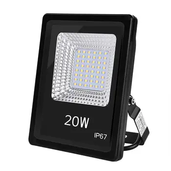 

2PCS 220V Warm White 20W Rectangular Spotlight SMD3030 High Brightness Waterproof Energy-saving Lamp Led Projector Light