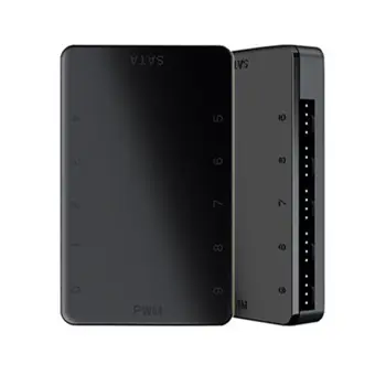 

1 to 10 4PIN SATA PWM CPU Cooler Case Cooling Fan Cable Hub Splitter Adapter R9JB