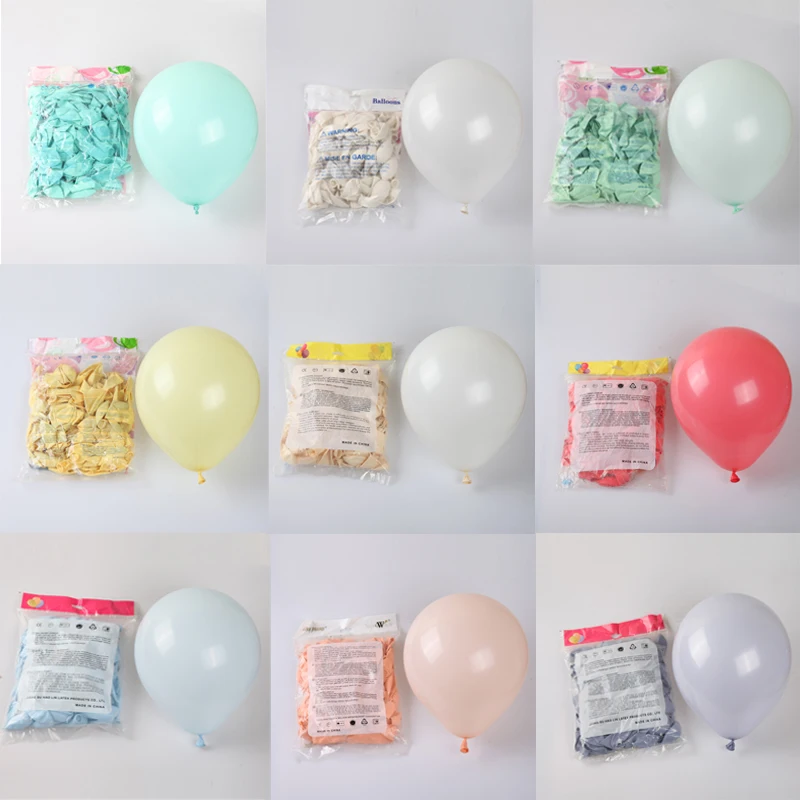 

12-дюймовый воздушный шар-Макаруны, пастельные латексные шары, цветные украшения для дня рождения, свадьбы, гелиевые шары, детская игрушка